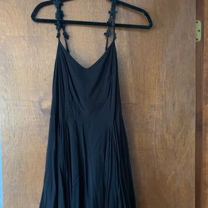 Kimchi Blue black daisy strap dress